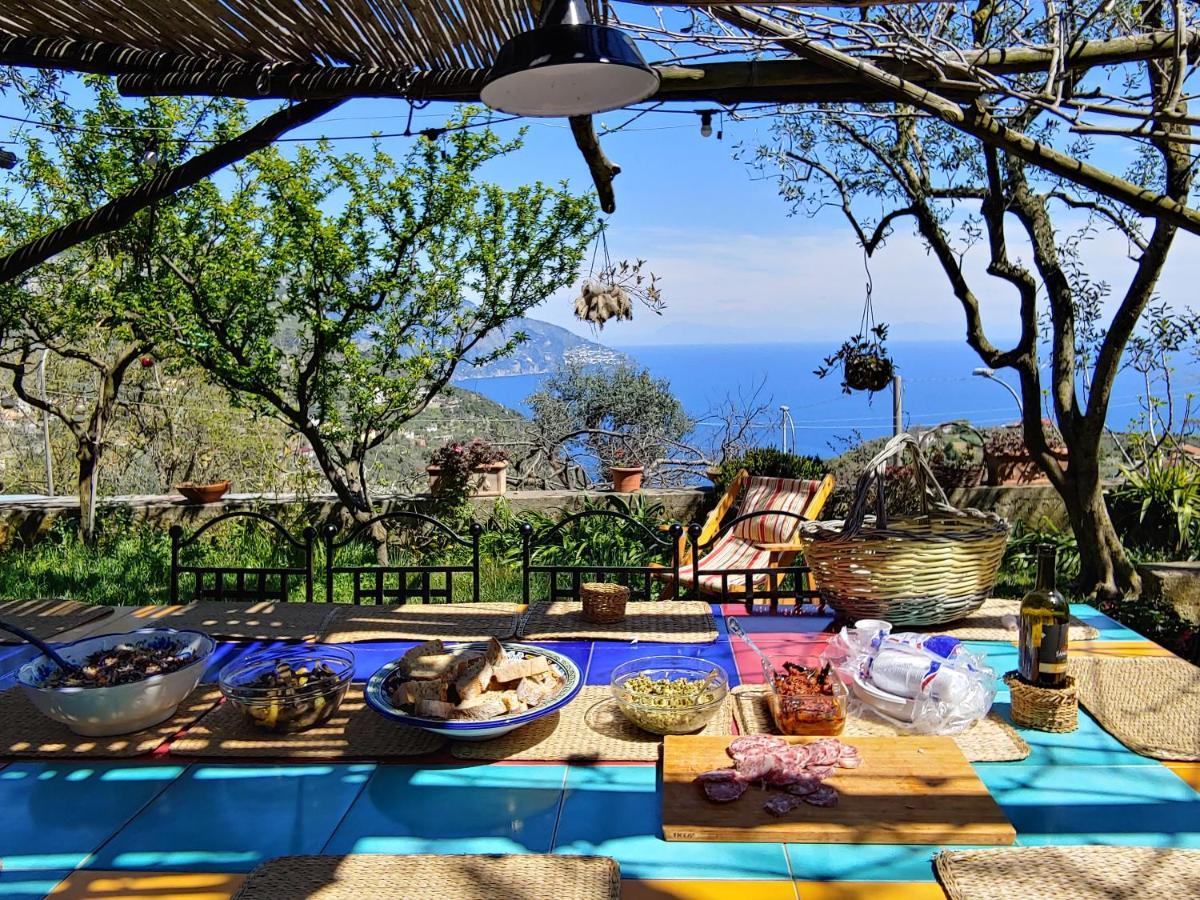 Amalfi Coast, Positano, Sorrento, Capri, Garden, Villa Carcara Colli di Fontanelle Bagian luar foto