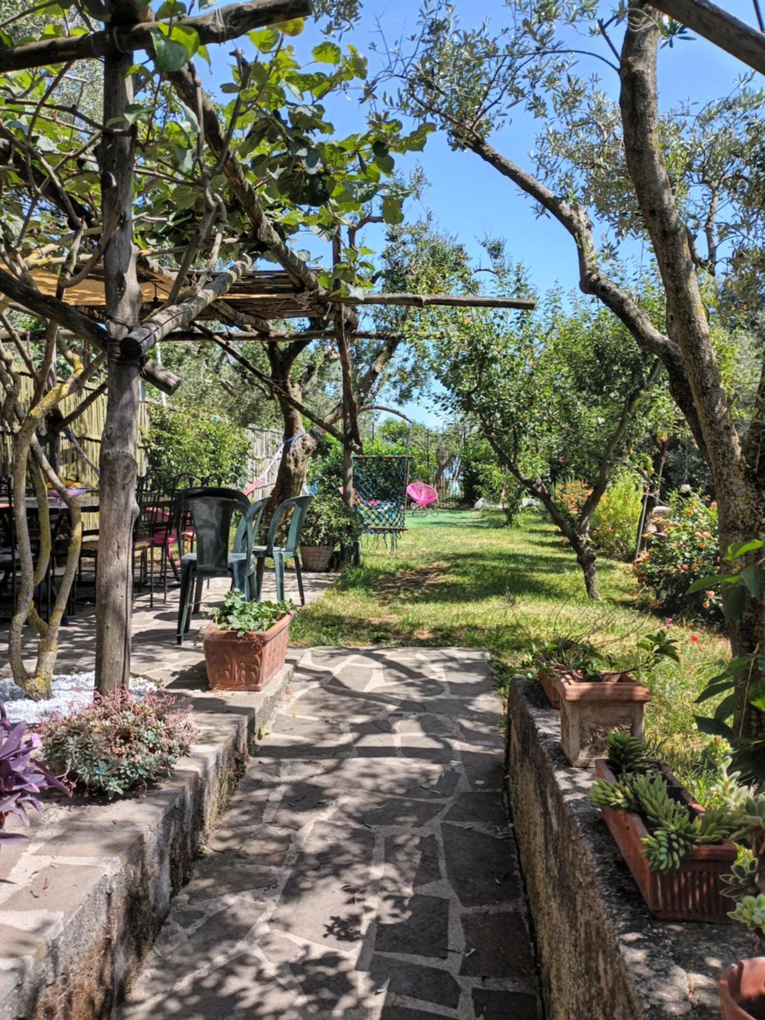 Amalfi Coast, Positano, Sorrento, Capri, Garden, Villa Carcara Colli di Fontanelle Bagian luar foto